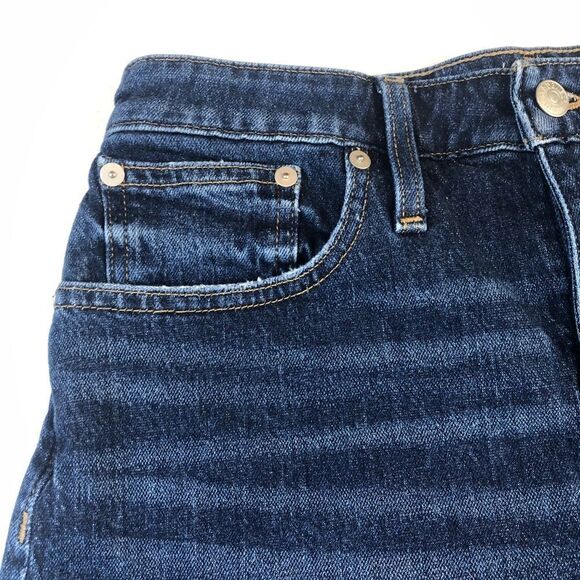 MADEWELL DENIM SHORTS CURVEY HIGH RISE - Picture 3 of 10